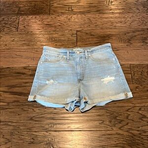 Madewell High Rise Denim Shorts Size 29